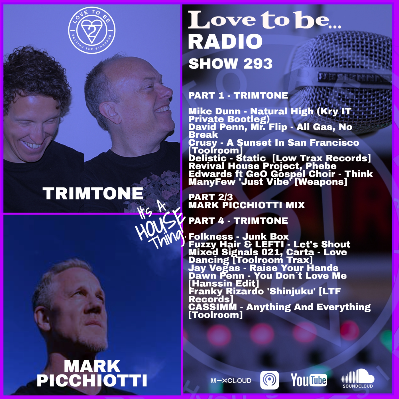 Love to be... Radio 193 | Trimtone, Mark Picchiotti episode artwork