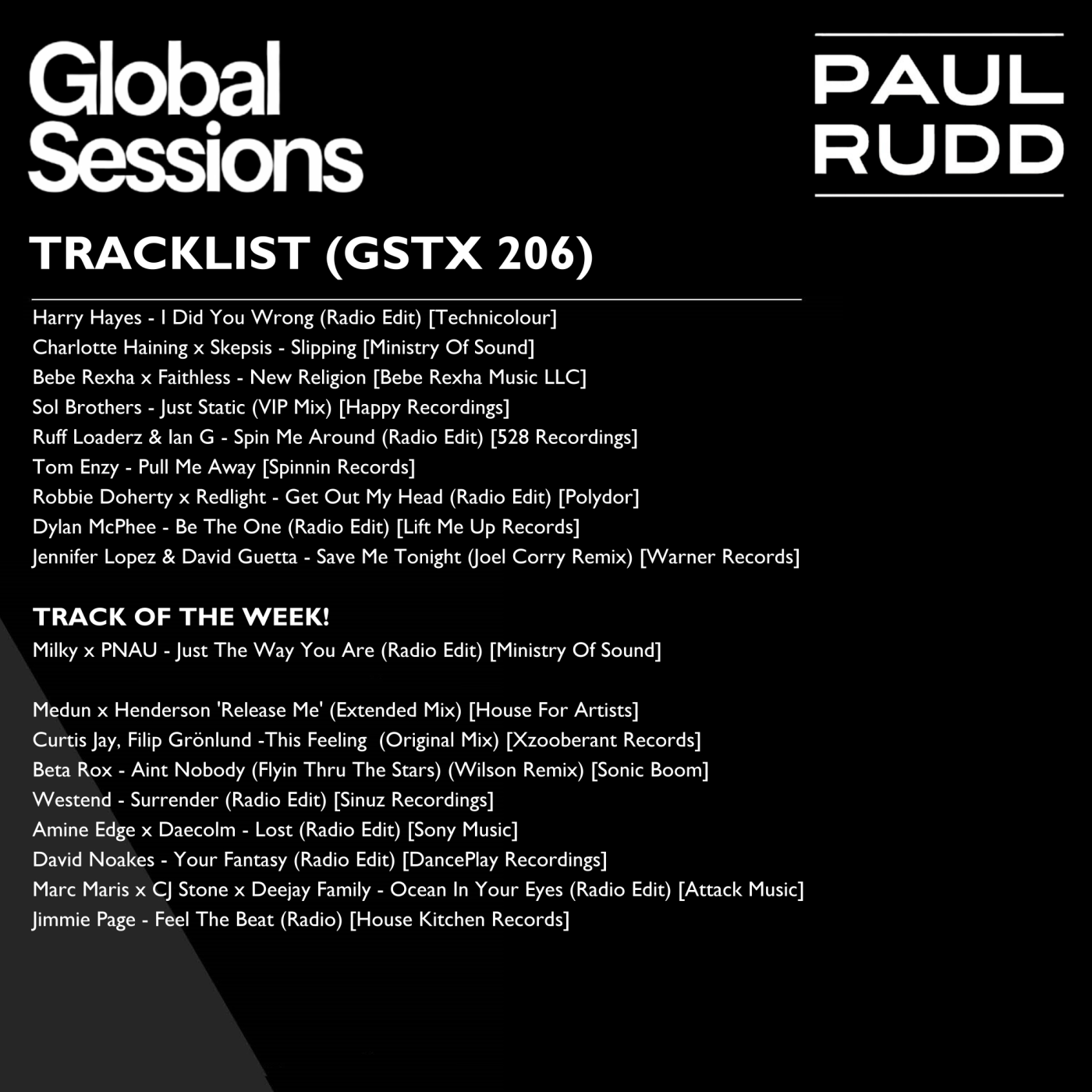 The Globalsessions with Paul Rudd - Episode 206 episode artwork