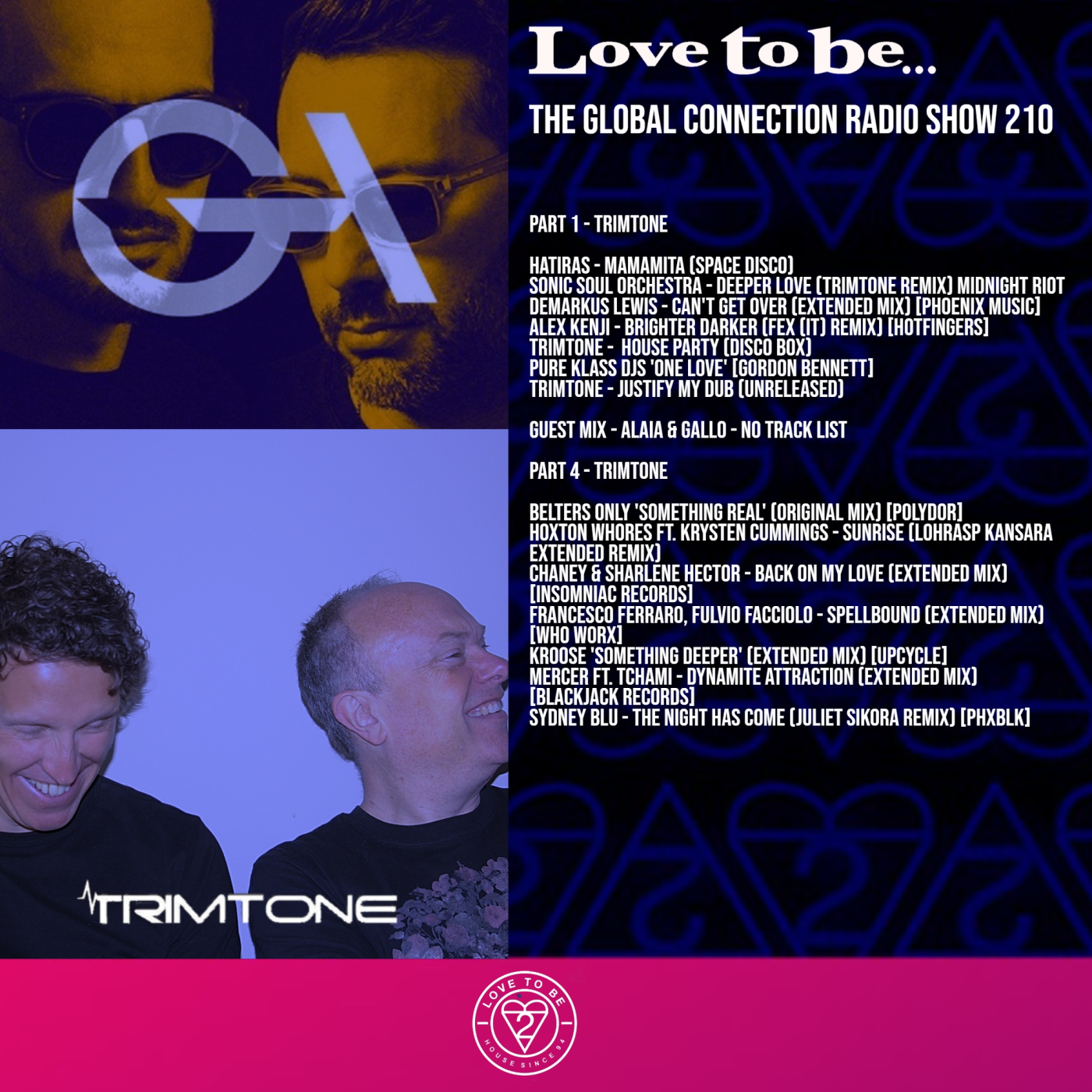 Love to be... Radio 210 | Trimtone,  Alaia & Gallo