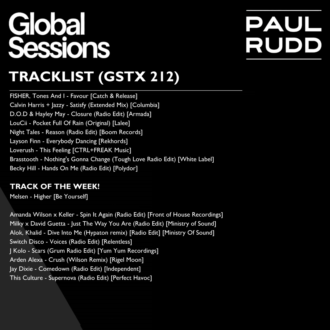 The Globalsessions with Paul Rudd - Episode 212