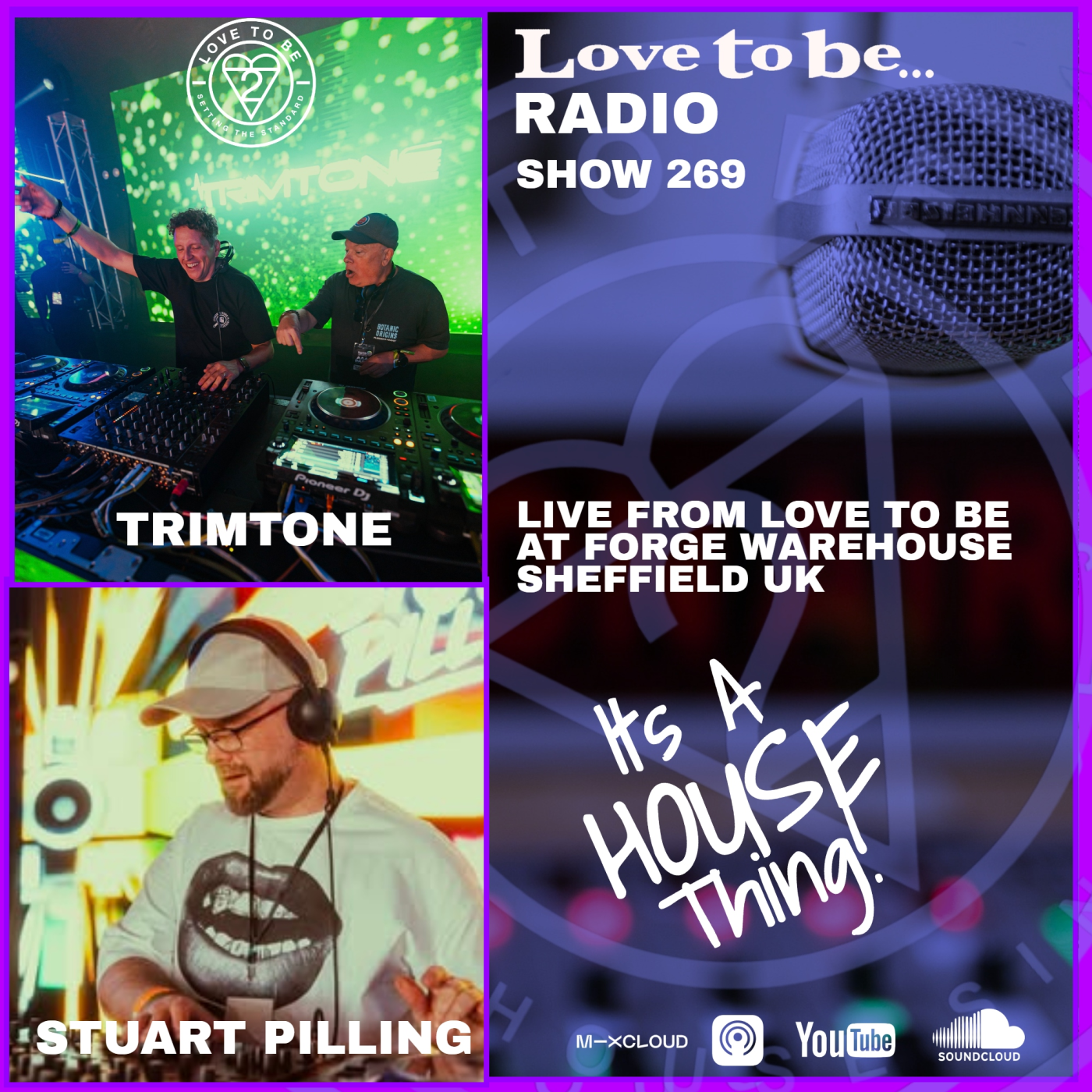 Love to be... Radio 269 | Trimtone, Stuart Pilling episode artwork
