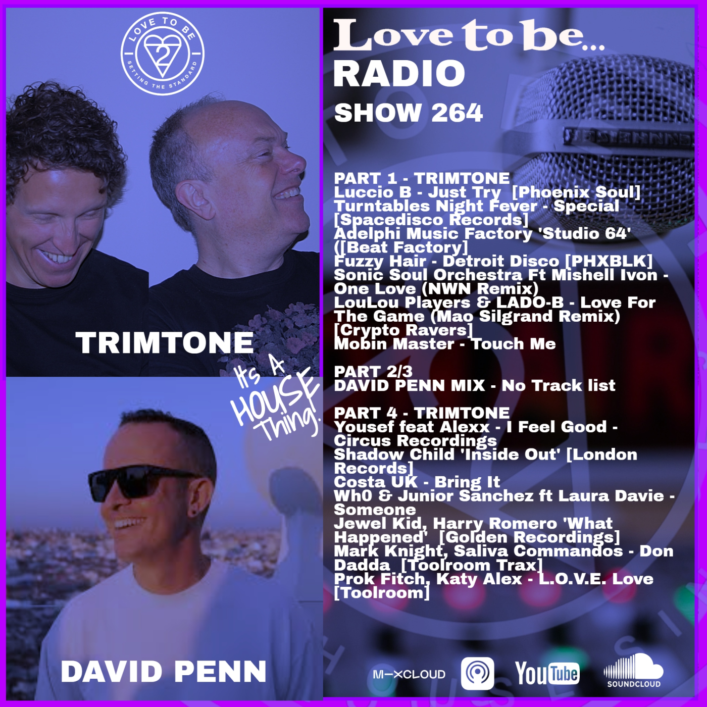 Love to be... Radio 275 | Trimtone, David Penn episode artwork