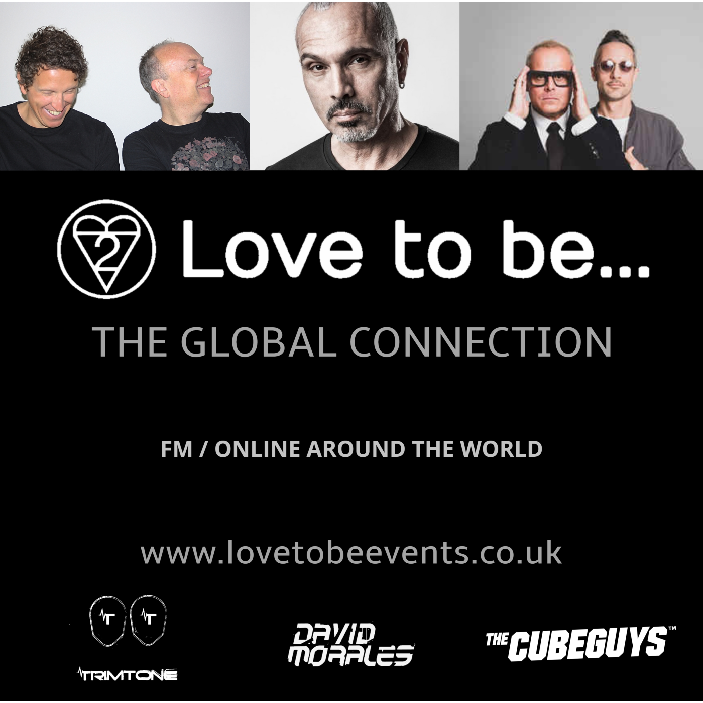 Love to be... Radio 32 | Trimtone, David Morales, The Cube Guys episode artwork